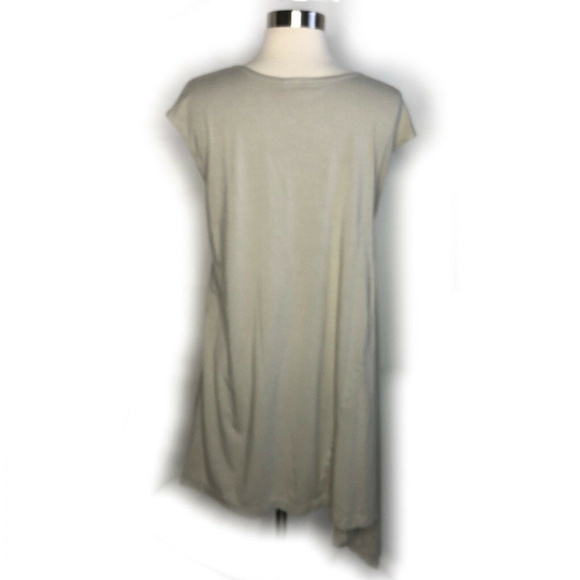 Bryn Waker Asymmetrical Hem Sleeveless Tunic Dress - Picture 3 of 4